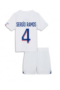 Fotbalové Dres Paris Saint-Germain Sergio Ramos #4 Dětské Třetí Oblečení 2022-23 Krátký Rukáv (+ trenýrky)
